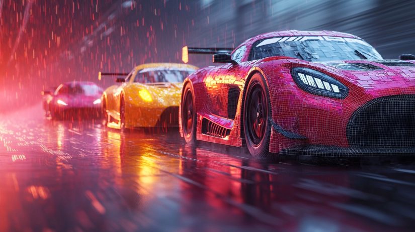 The evolution of cars in video games