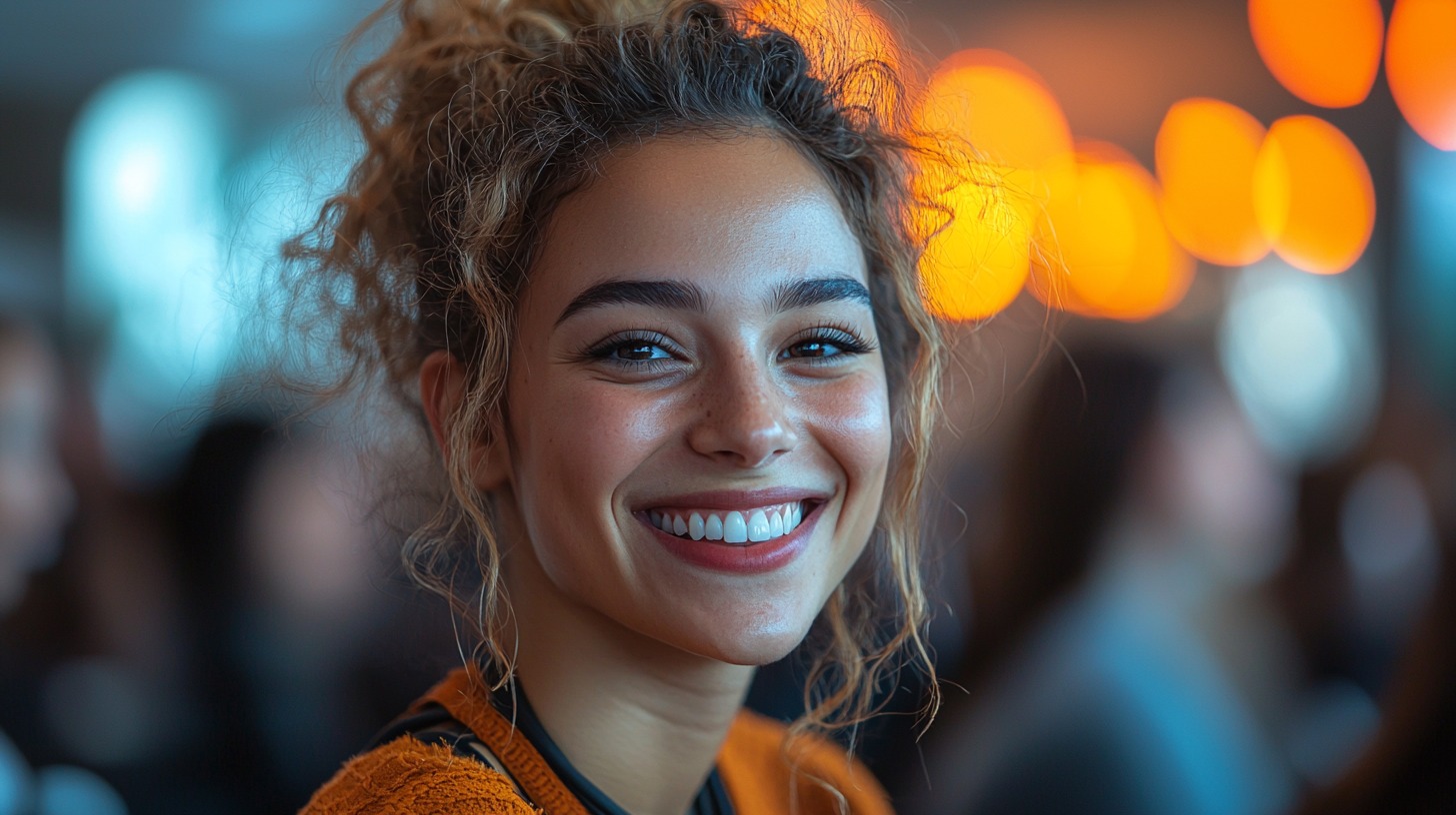 A cheerful worker